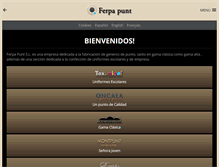 Tablet Screenshot of ferpapunt.com